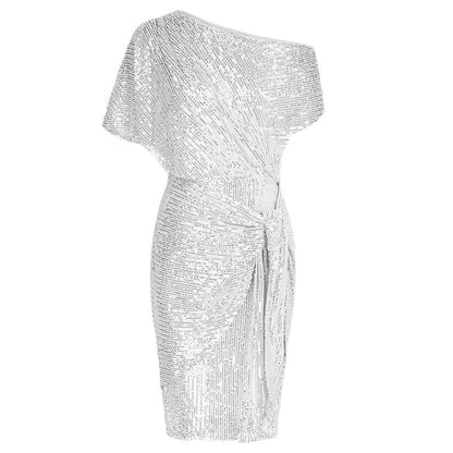 Mirelle – Sparkle Off-Shoulder Party Dress