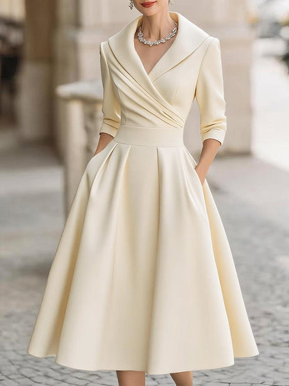 Riley Elegant Midi Dress