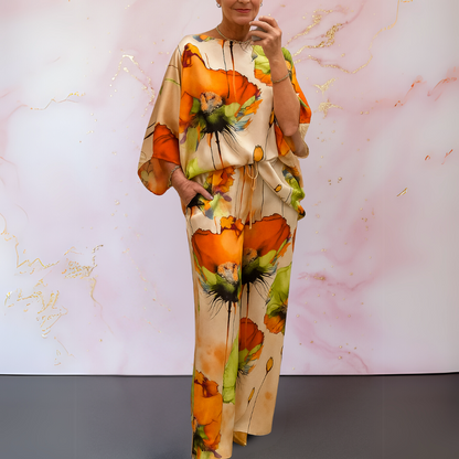 Sofia | Satin Two-Piece Set