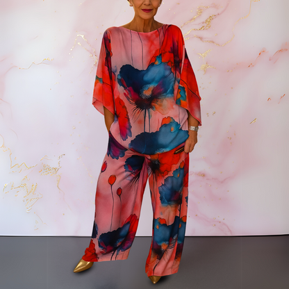 Sofia | Satin Two-Piece Set