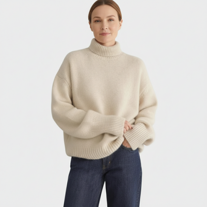 Dorianne – Refined Knit Polo Sweater