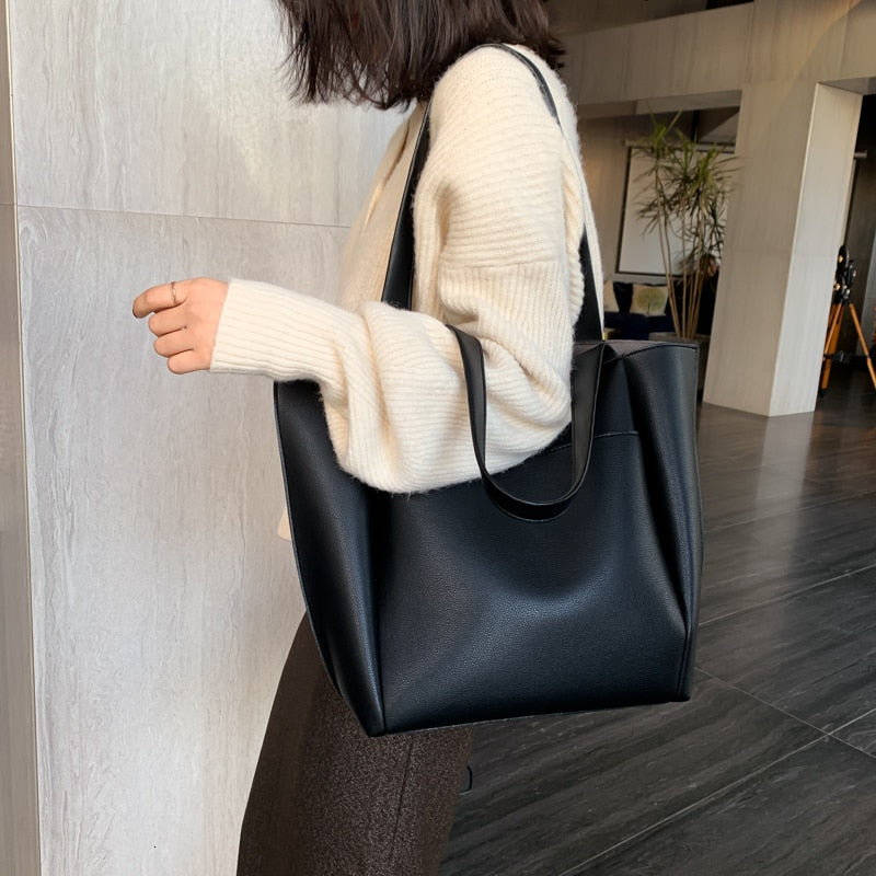 Elle Vegan Leather Tote
