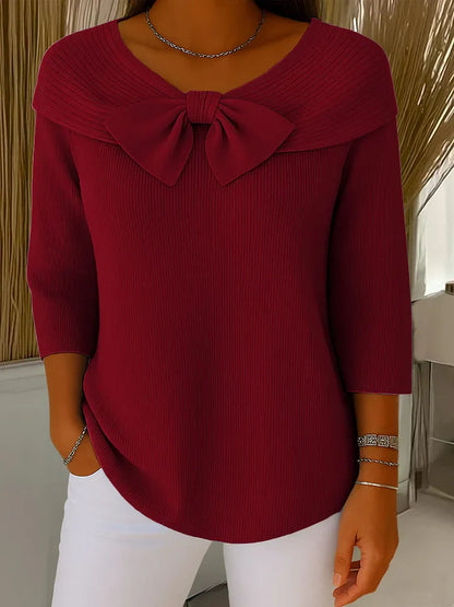 Fenna – Elegant Bow Detail Sweater