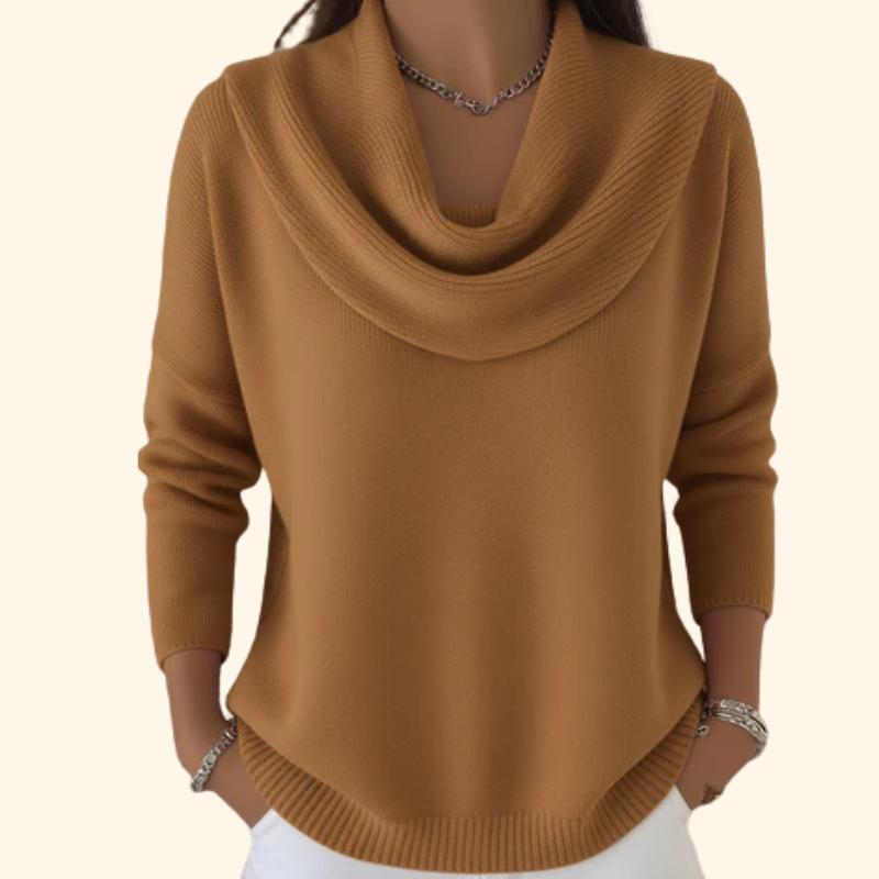 Lucine – Cozy Sweater with Gentle Collar