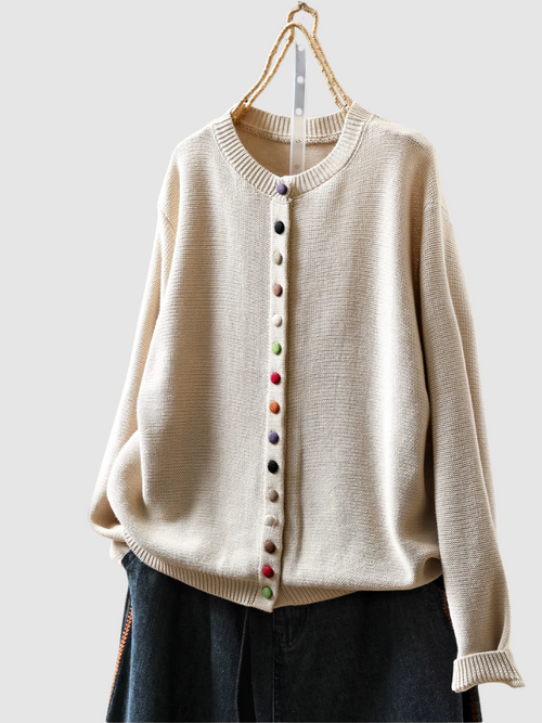 Cloe – Refined Cotton Cardigan
