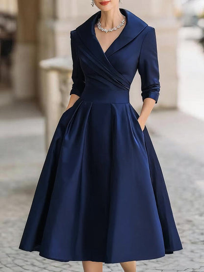 Riley Elegant Midi Dress