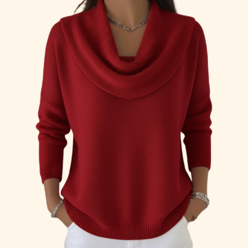 Lucine – Cozy Sweater with Gentle Collar