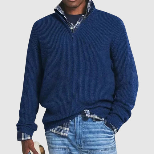 Austin - Modern Quarter-Zip Sweater