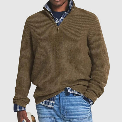 Austin - Modern Quarter-Zip Sweater