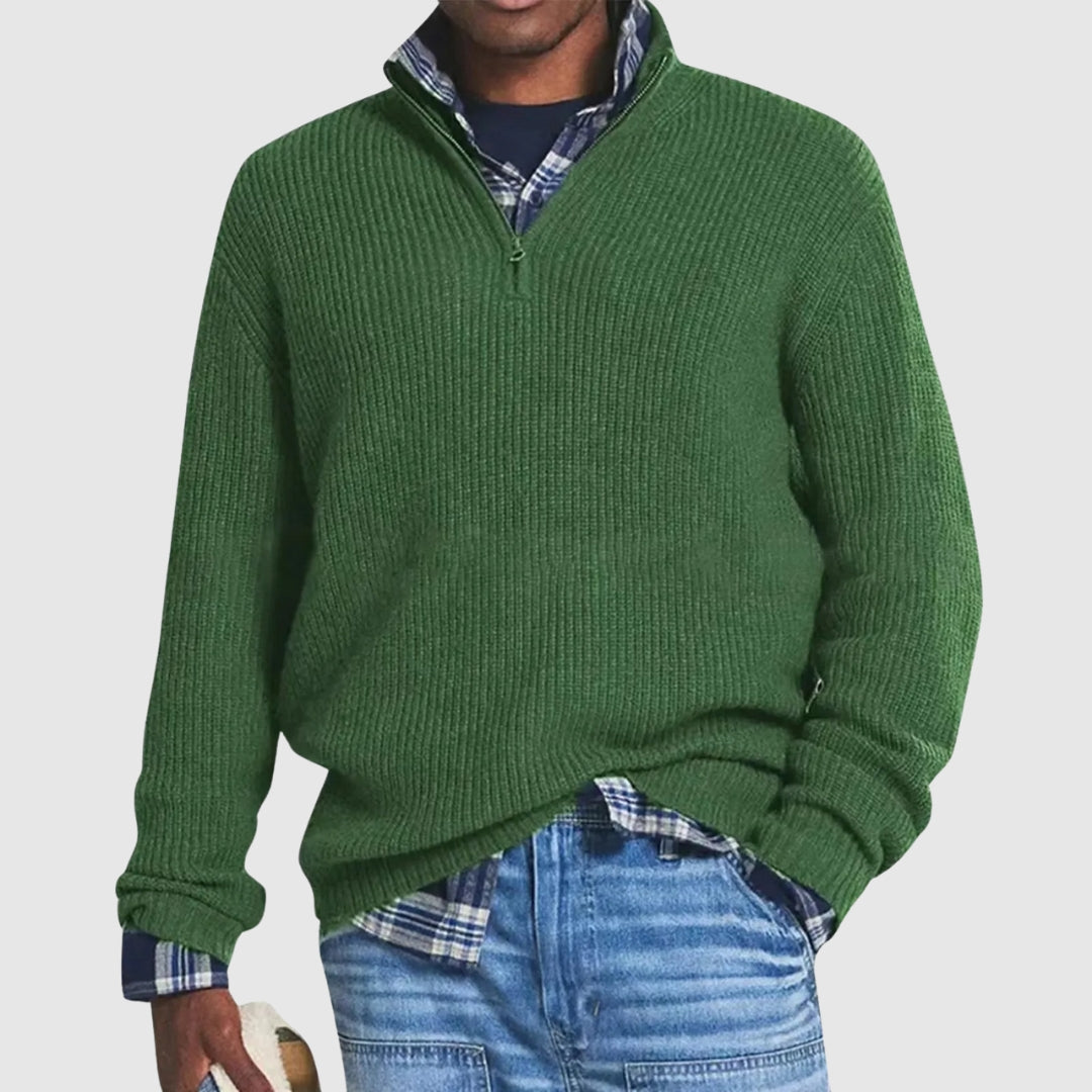 Austin - Modern Quarter-Zip Sweater