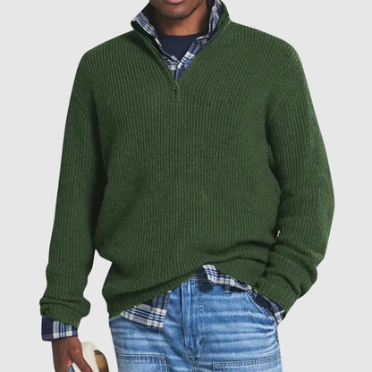 Austin - Modern Quarter-Zip Sweater