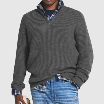 Austin - Modern Quarter-Zip Sweater