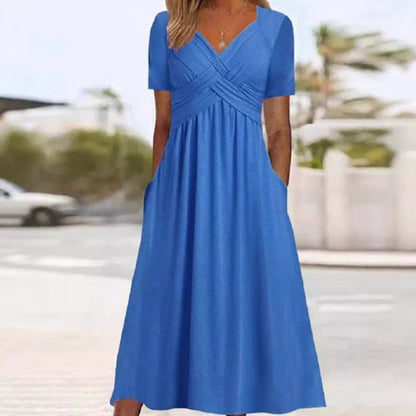 Rosella - Elegant Flattering Midi Dress