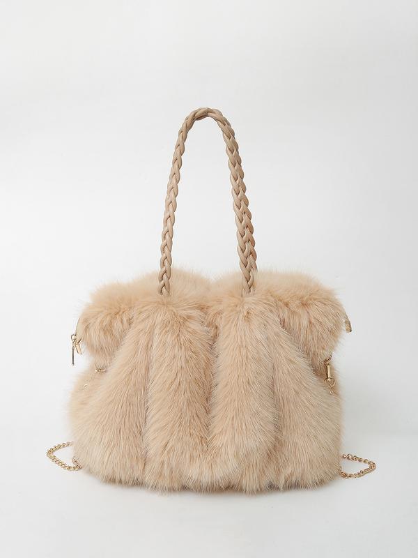 Emerson - Vegan Fur Shoulder Bag