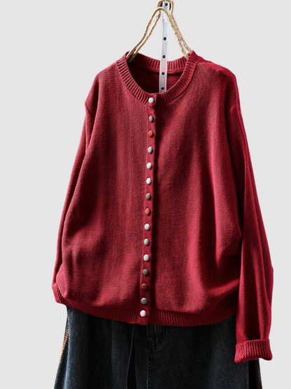 Cloe – Refined Cotton Cardigan