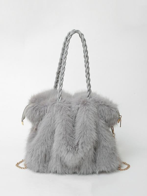 Emerson - Vegan Fur Shoulder Bag