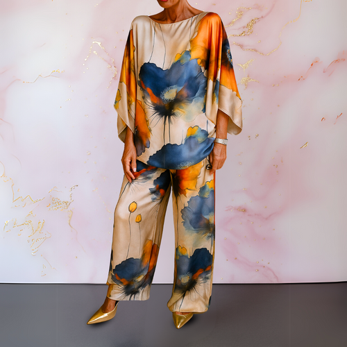 Sofia | Satin Two-Piece Set