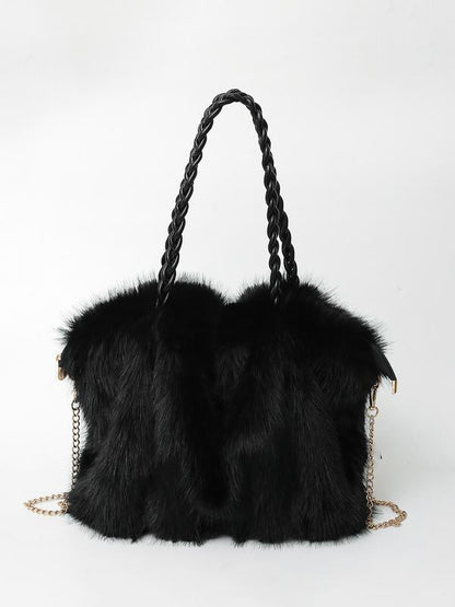 Emerson - Vegan Fur Shoulder Bag