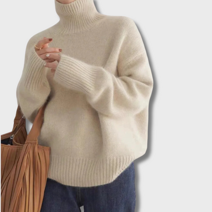 Dorianne – Refined Knit Polo Sweater
