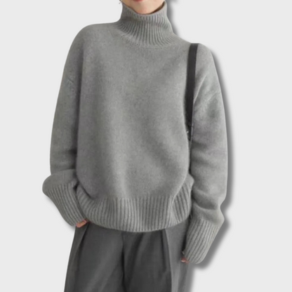 Dorianne – Refined Knit Polo Sweater