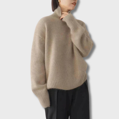 Dorianne – Refined Knit Polo Sweater