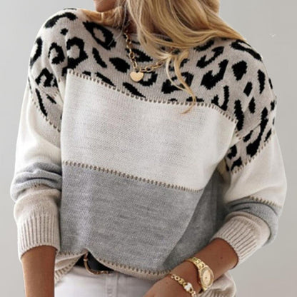 Lily | Leopard Print Casual Sweater