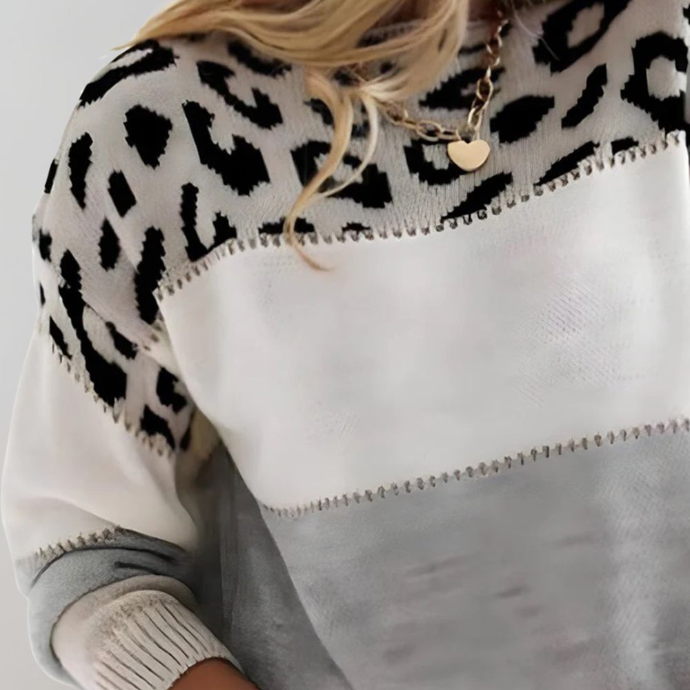 Lily | Leopard Print Casual Sweater