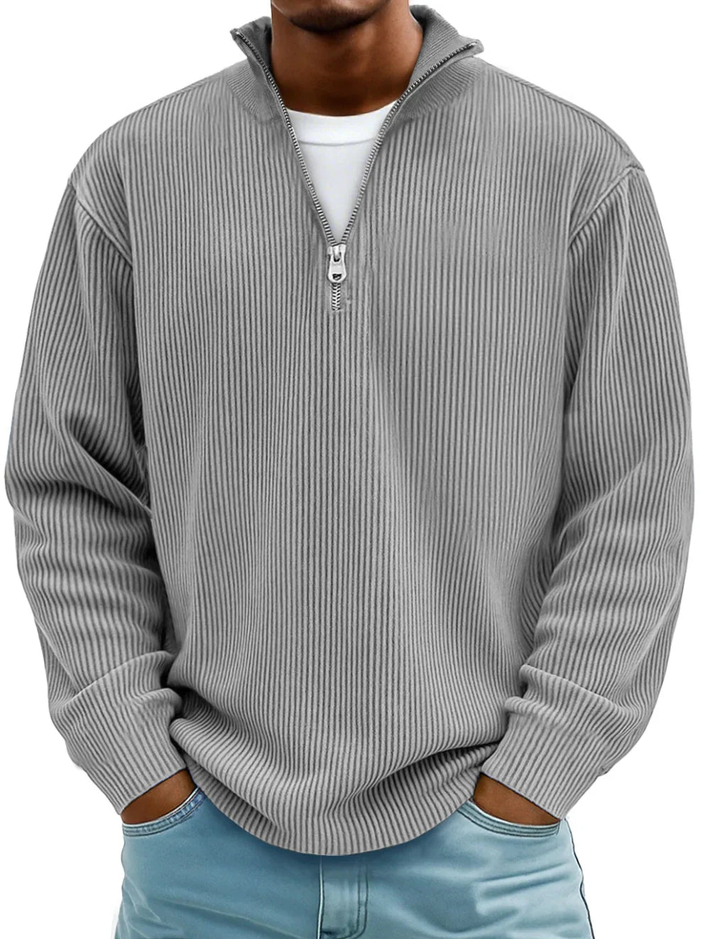 Darian - Modern Half-Zip Sweater