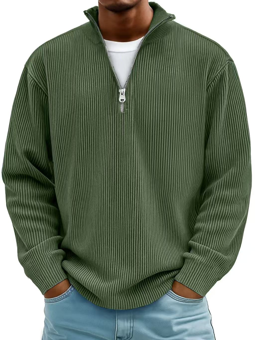 Darian - Modern Half-Zip Sweater