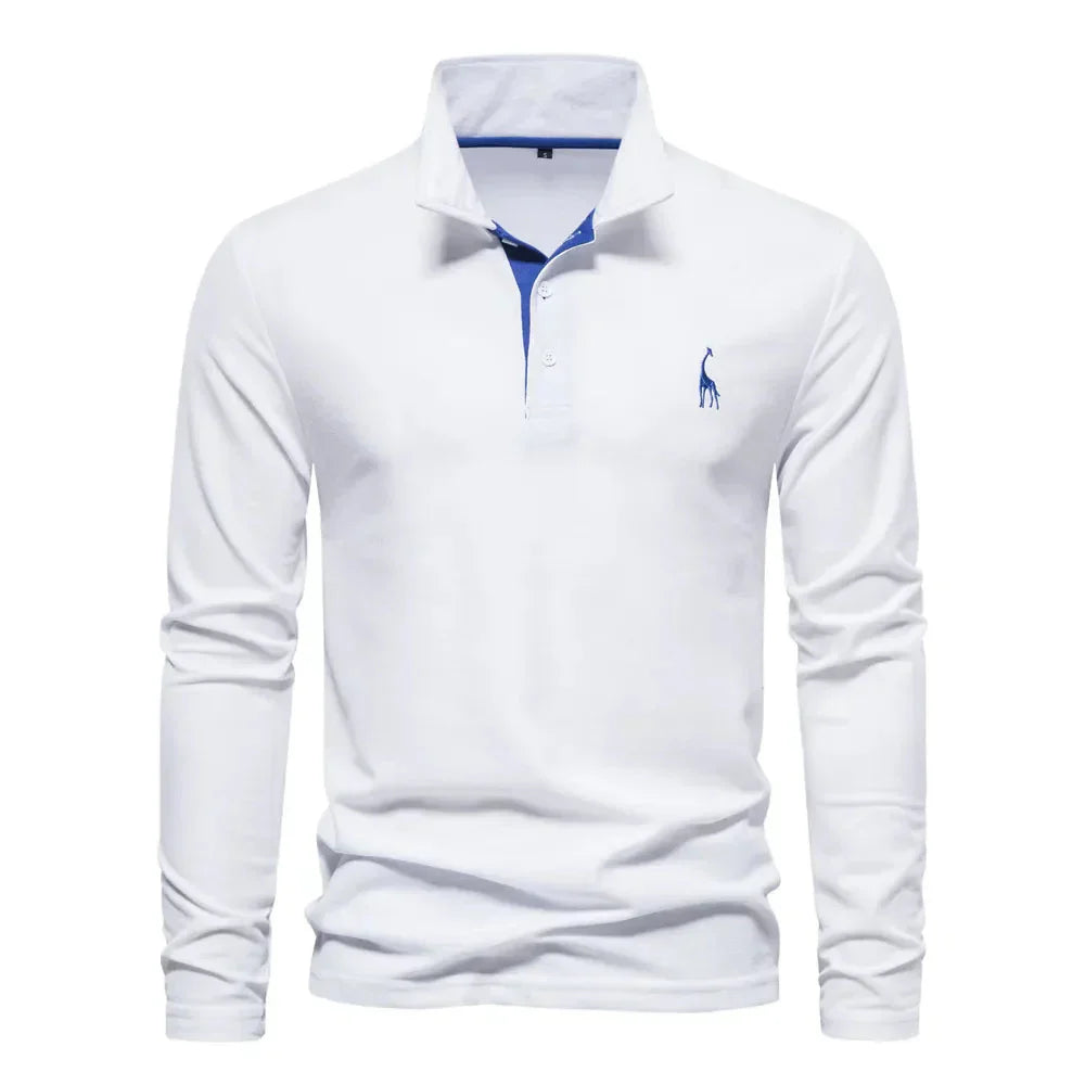Maxwell Polo – Long-Sleeve Comfort, Timeless Appeal