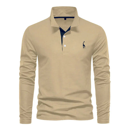 Maxwell Polo – Long-Sleeve Comfort, Timeless Appeal