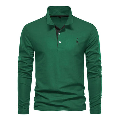 Maxwell Polo – Long-Sleeve Comfort, Timeless Appeal