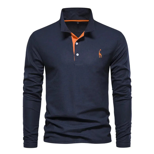 Maxwell Polo – Long-Sleeve Comfort, Timeless Appeal