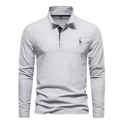 Maxwell Polo – Long-Sleeve Comfort, Timeless Appeal