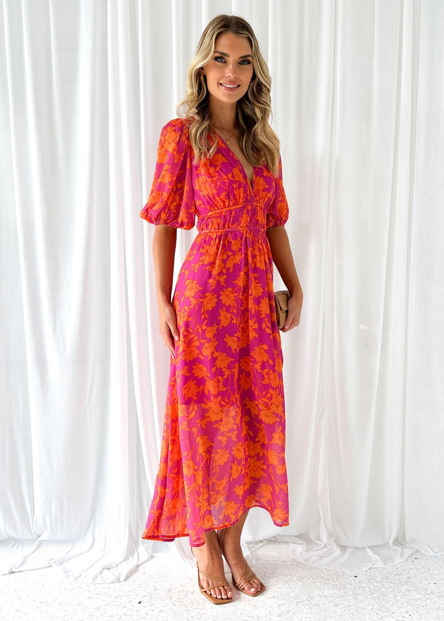 Isla | Elegant Floral Maxi Dress