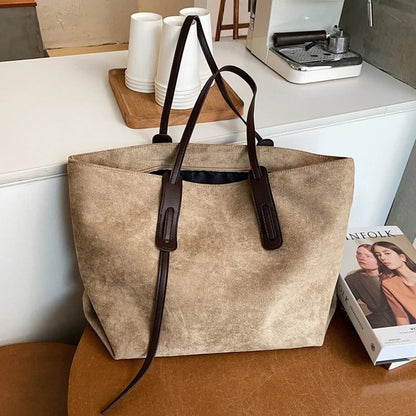 Noa Vegan Suede Tote