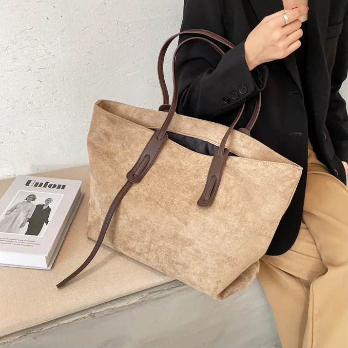 Noa Vegan Suede Tote