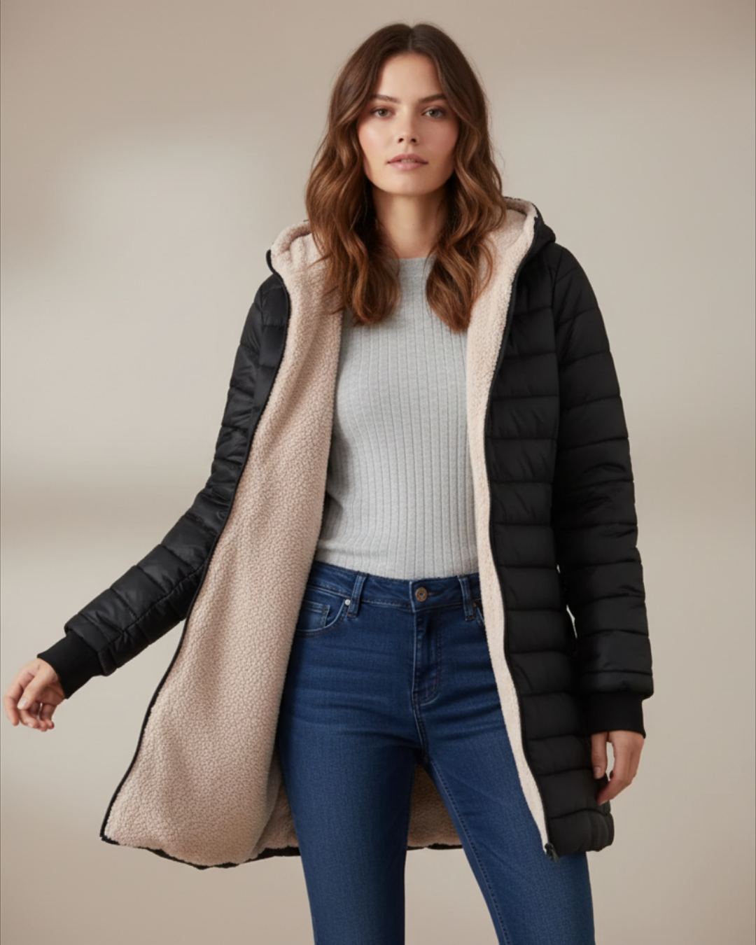 Carlise – Sherpa-Lined Winter Coat