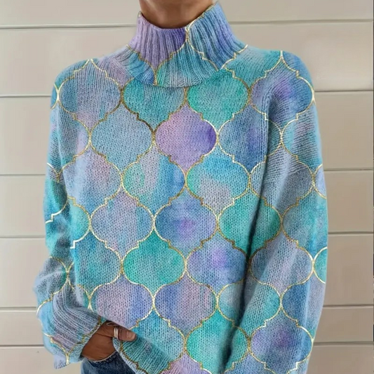 Fiona – Elegant Aurora Glow Sweater