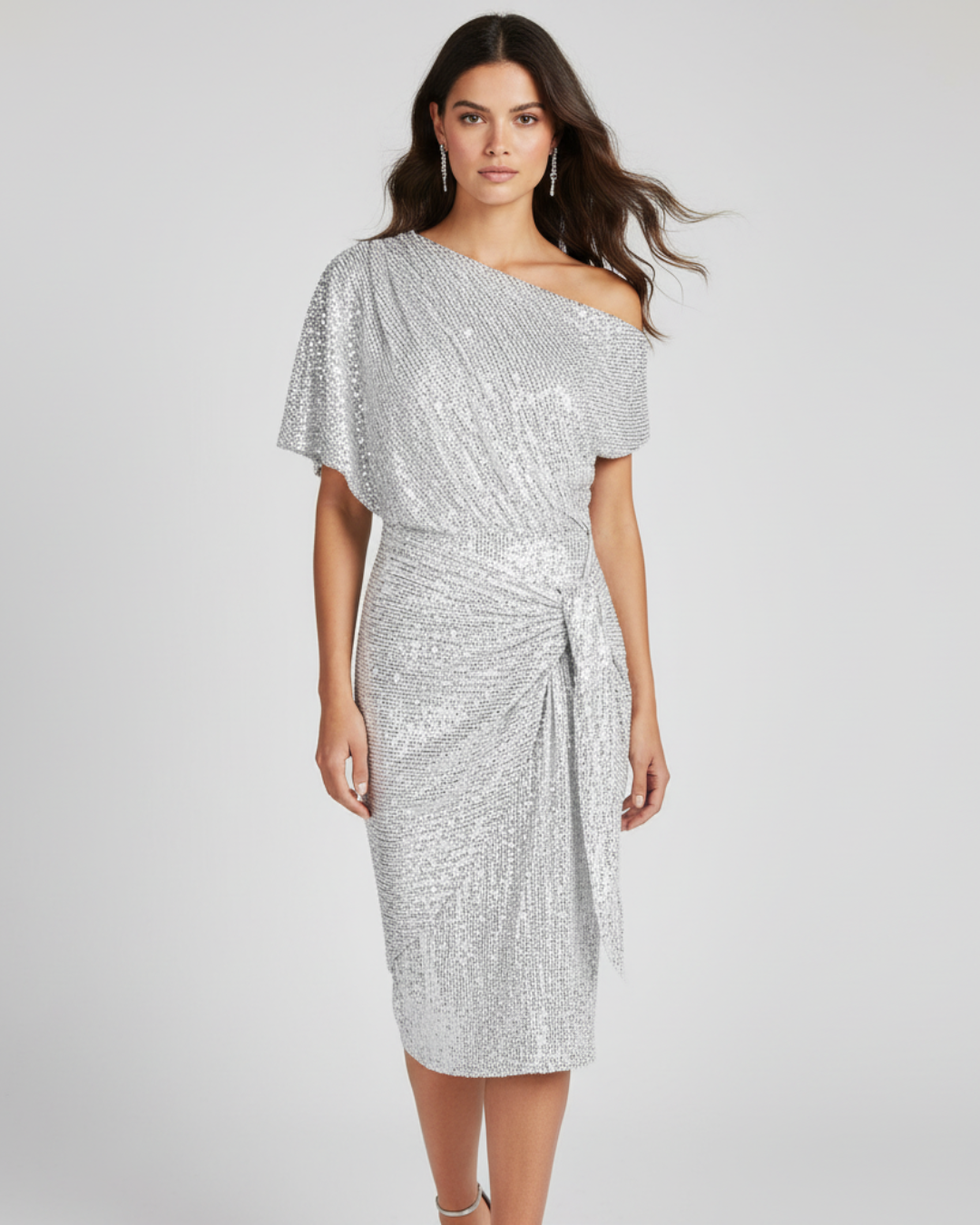 Mirelle – Sparkle Off-Shoulder Party Dress