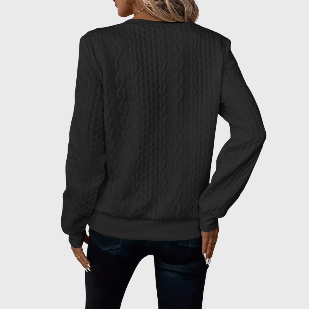 Maya – Knitted Zip Sweater