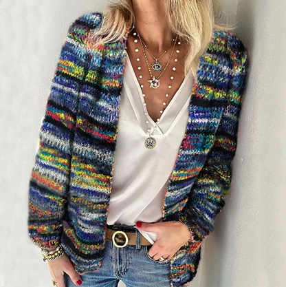 Victoria | Cozy Multicolor Cardigan