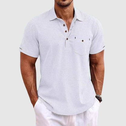 Caldwell Polo – Refined Linen Essentials