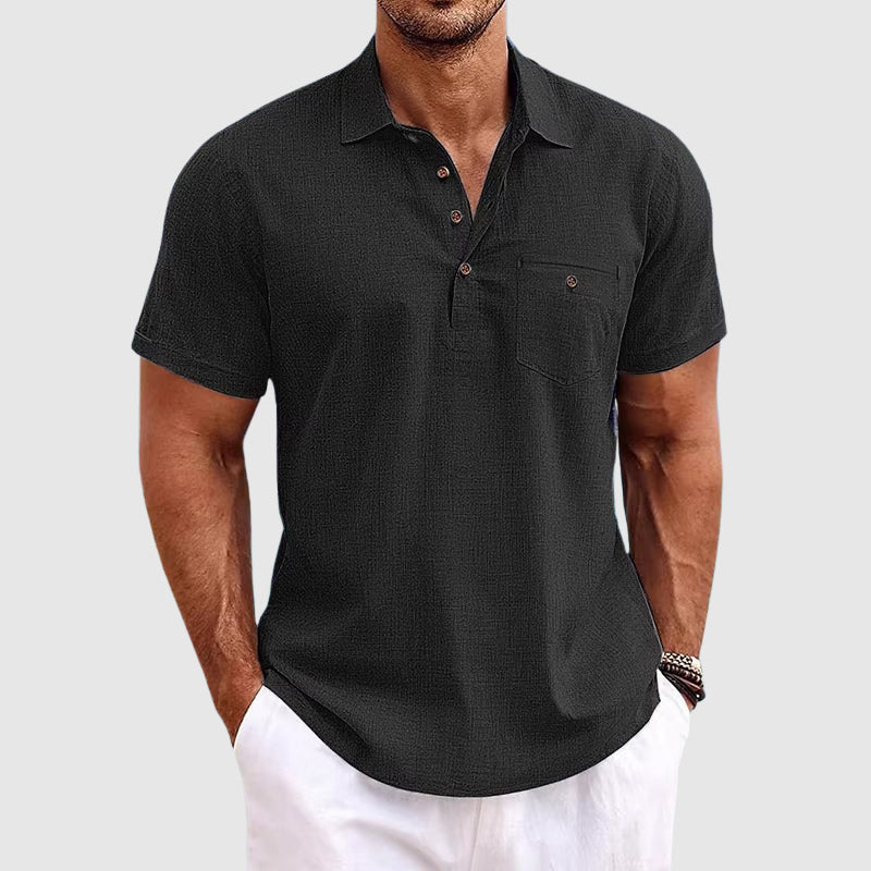 Caldwell Polo – Refined Linen Essentials