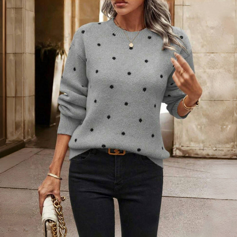 Valeria – Chic Polka Dot Knit
