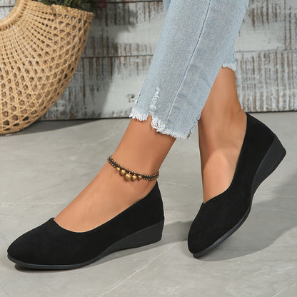 Elviera – Refined Wedge Ballerina Flats