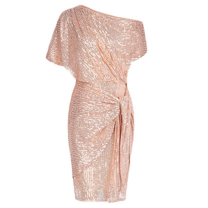 Mirelle – Sparkle Off-Shoulder Party Dress