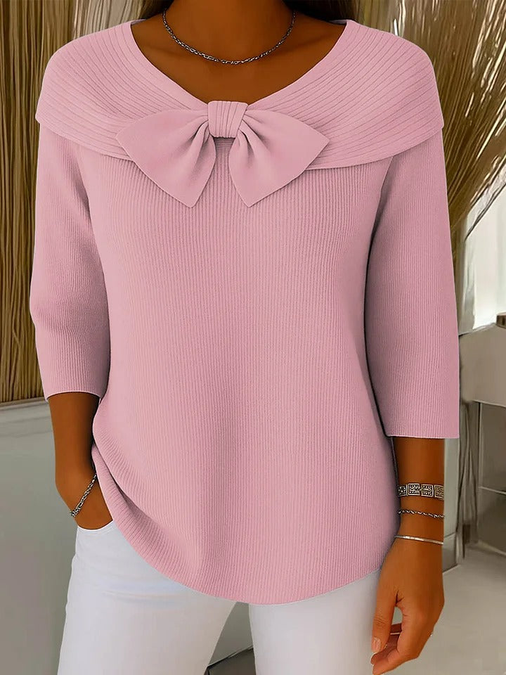 Fenna – Elegant Bow Detail Sweater