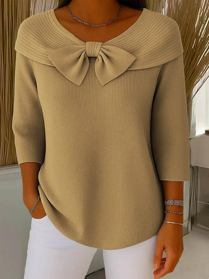 Fenna – Elegant Bow Detail Sweater