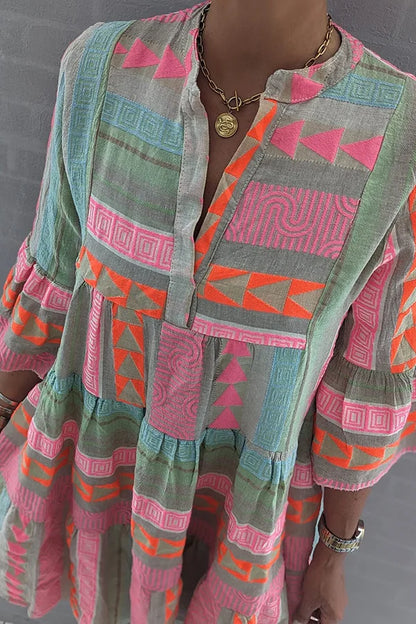 Amelia | Patterned Spring Dress